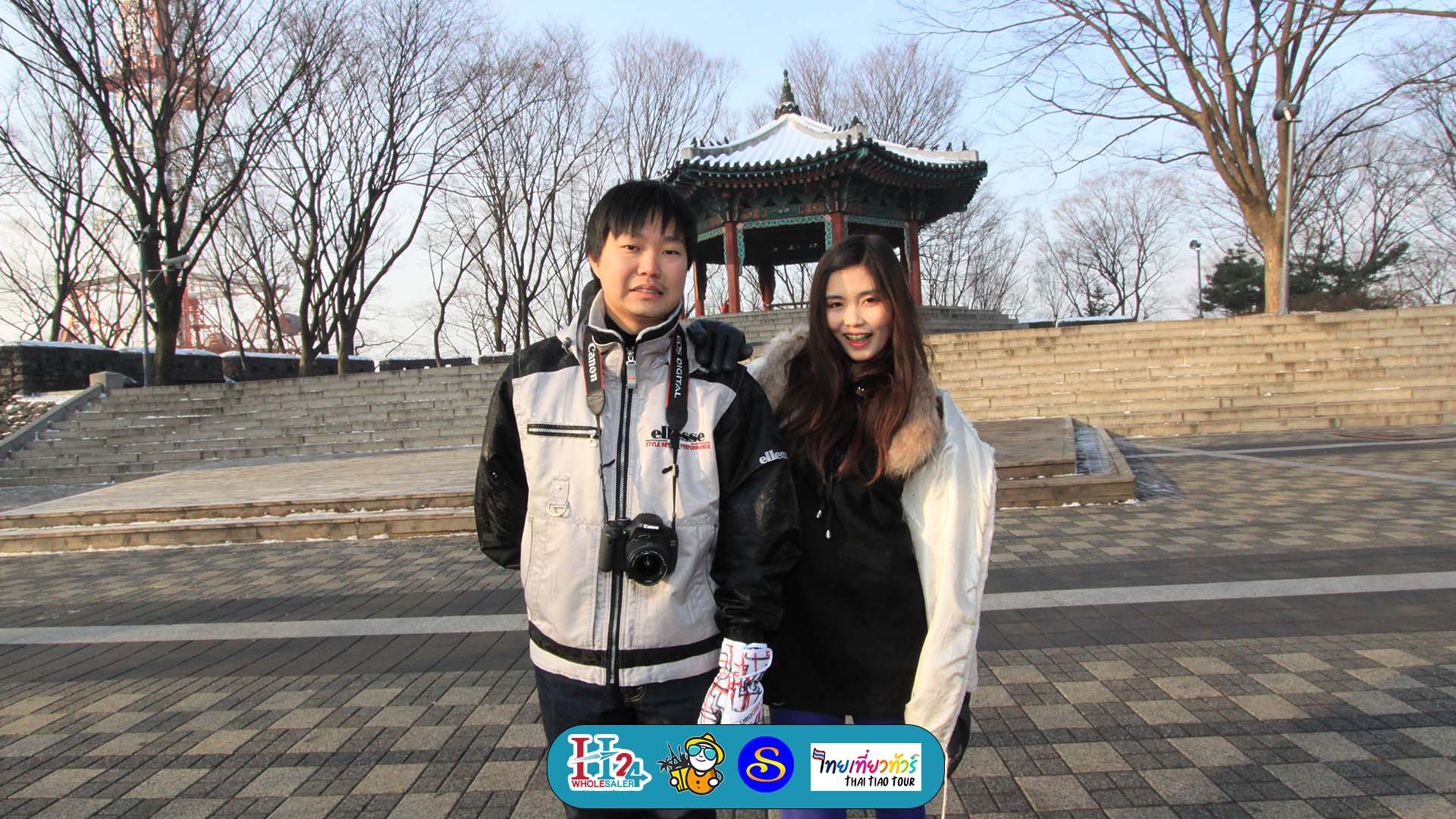 กรุ๊ปจอยหน้าร้านเกาหลี เดินทางช่วงหน้าหนาว เล่นสกีหิมะ